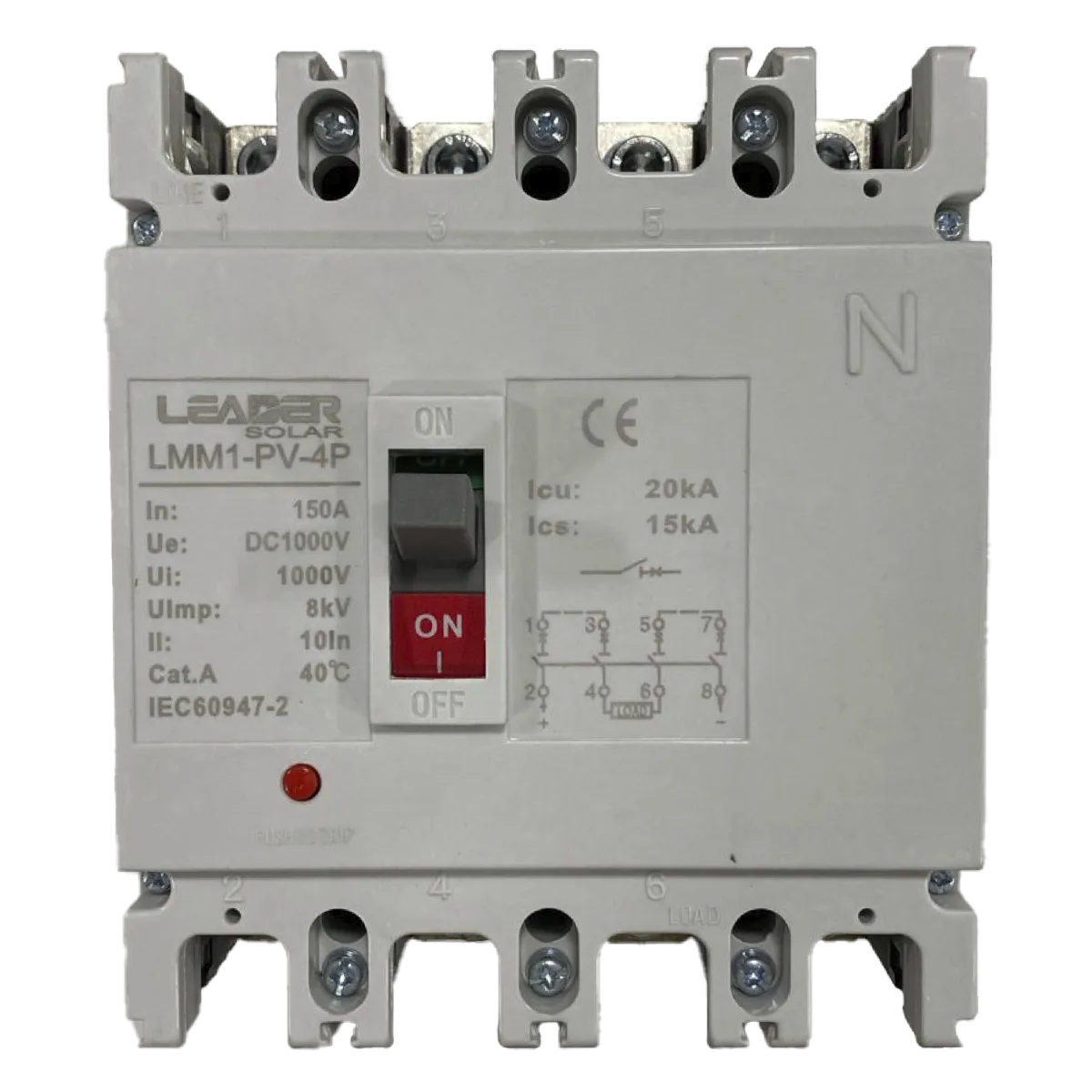 BREAKER DC MCCB 1000V 150A 4P