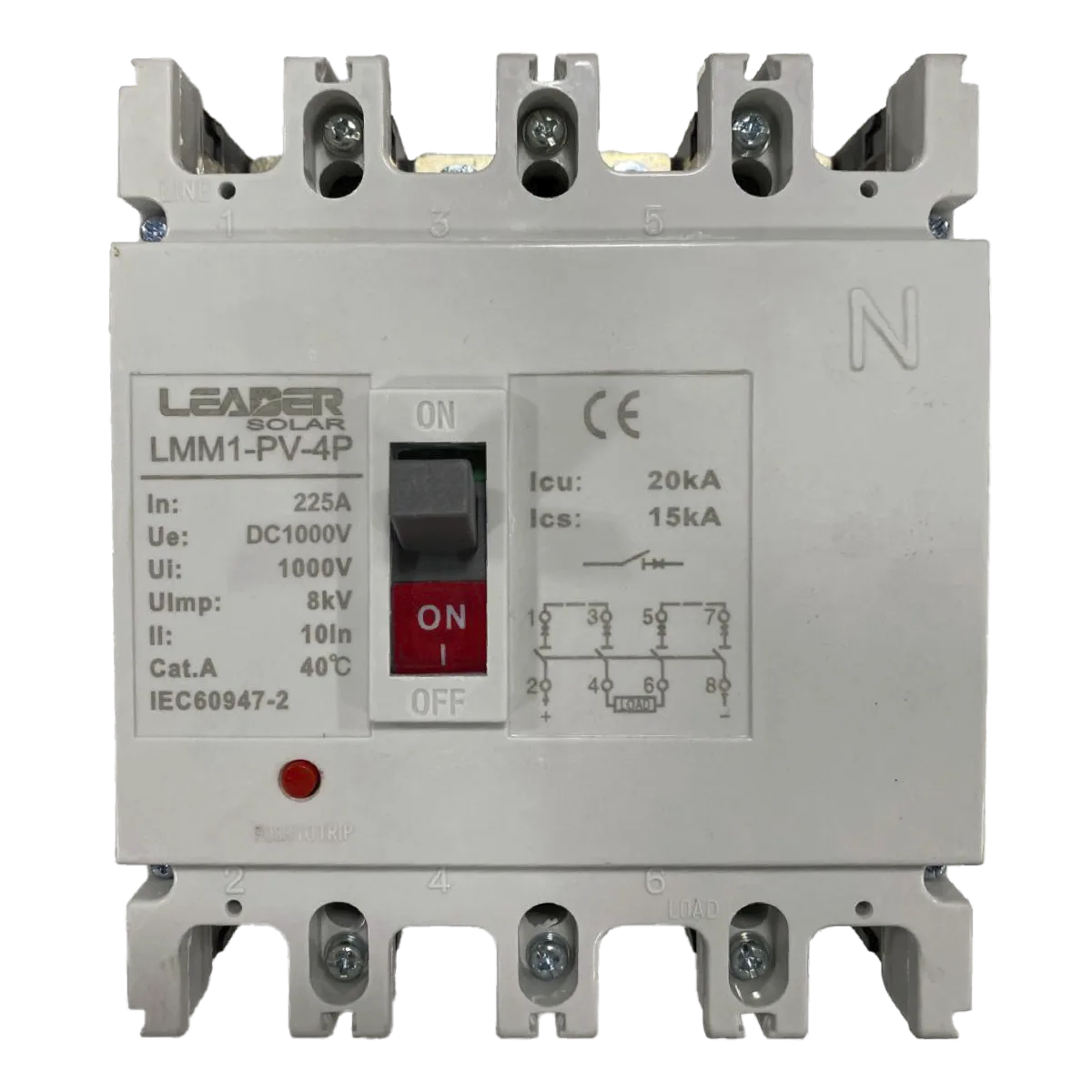 BREAKER DC MCCB 1000V 225A 4P