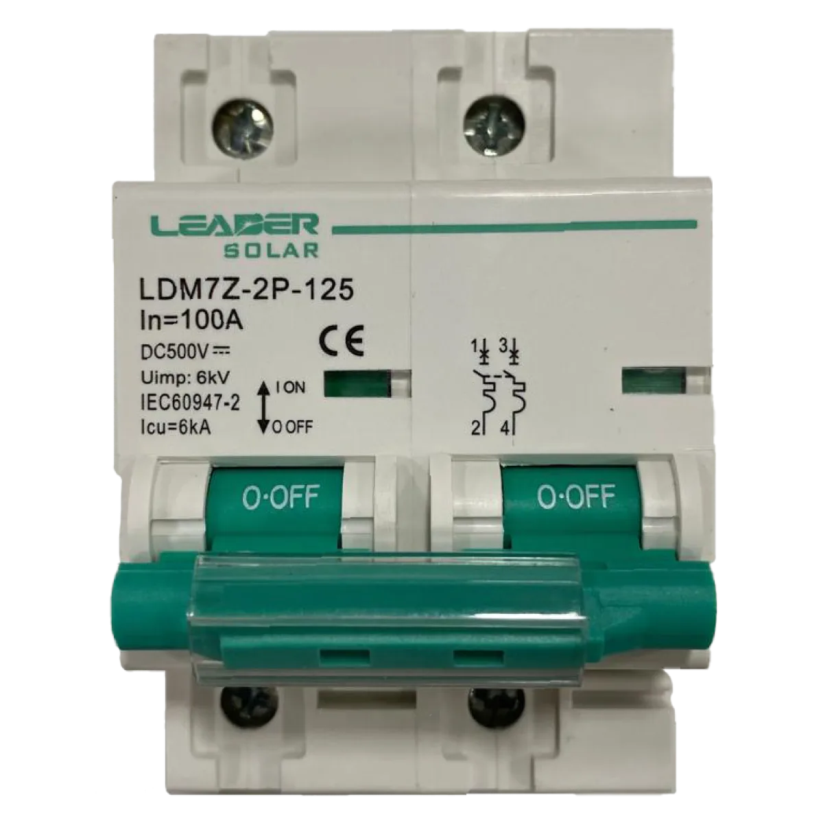 BREAKER DC MCCB 500V 100A 2P