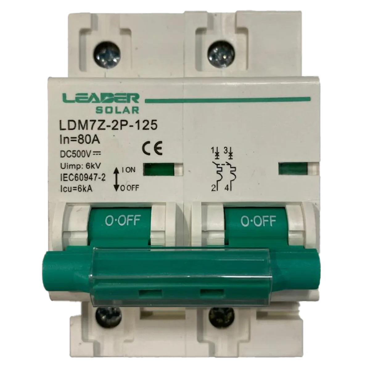 BREAKER DC MCCB 500V 80A 2P
